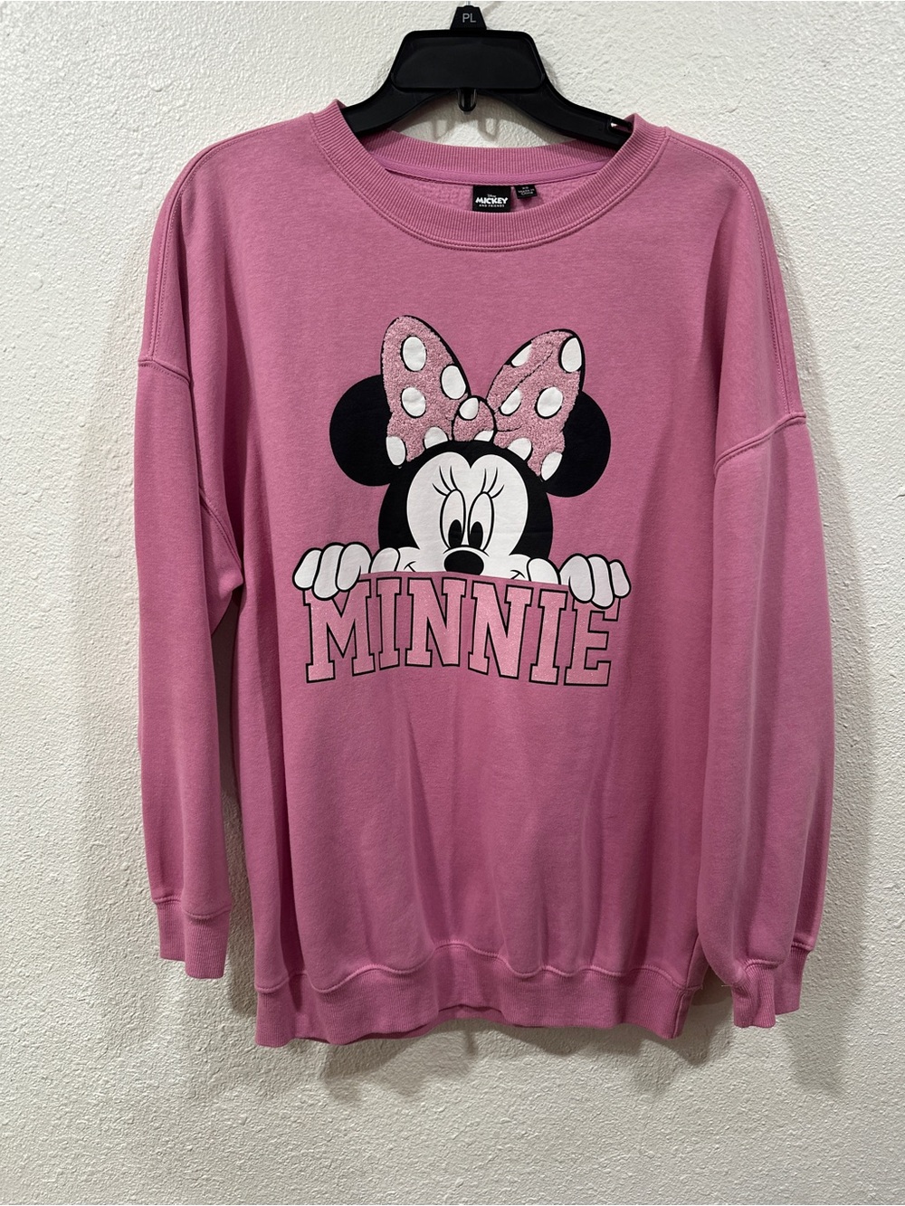 Mouse Minnie Graphic Sweatshirt - Pink